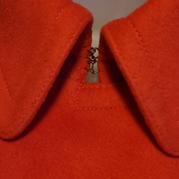 J. Crew Lady Day Jacket Lined Double-Breasted Metro Coat Wool Winter Peacoat XL - Picture 13 of 16